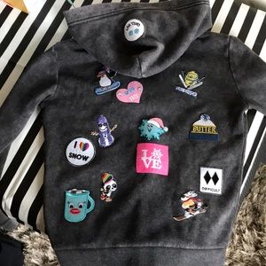 Butter sweatshirt winter designs girls 7/8